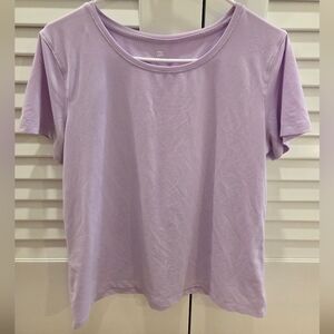 All in Motion Light Purple Women's Short Sleeve Top